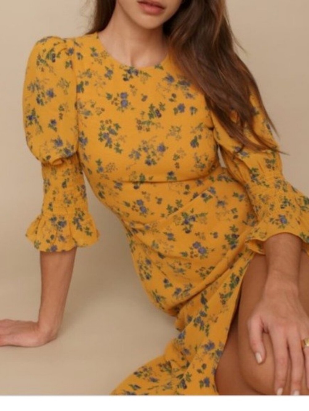 Reformation Very Beautiful Maxi Dress With Pretty Floral Print. - Picture 3 of 12